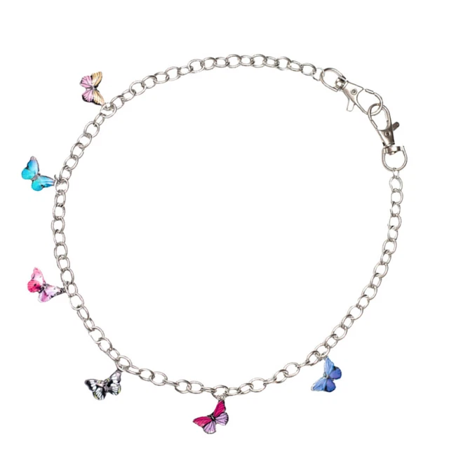 Collana Girocollo Gotica In Velluto Con Farfalla - Ciondolo Nero In Camoscio - Gioiello Boho Per Donne