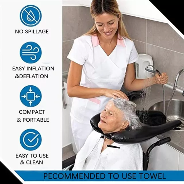 Mobile Inflatable Salon Hair Wash Sink Basin Shampoo Tray Washing Bowl-Port O2L0 2