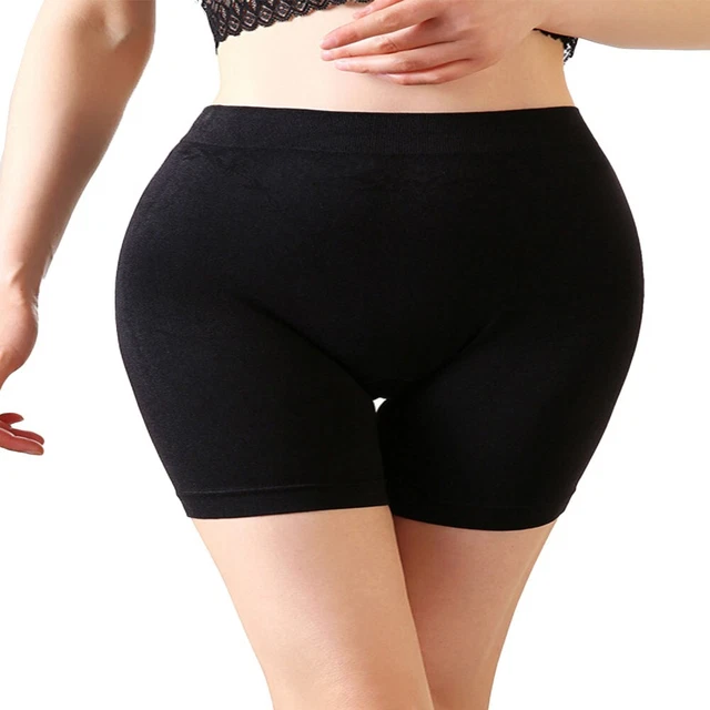 Pantaloncini Antisfregamento Invisibili Da Donna: Sotto Gonna O Abito, Leggings Corti Senza Cuciture, Beige, Taglia M