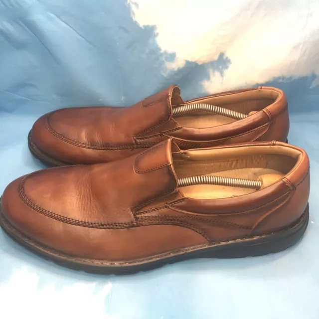 Dockers Mens Loafers Brown Slip On Comfort Apron Toe 11.5 M