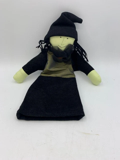 Halloween Witch -  Woof and Poof  - 2007 - NICE! - wine bottle cover