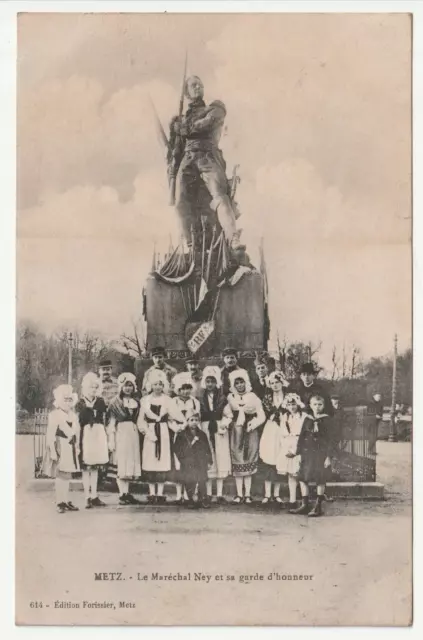 METZ - Moselle - CPA 57 - Military - Statue of Ney and Lorraine