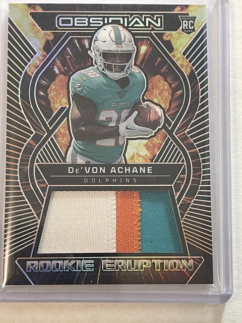 Shop De'Von Achane Miami Dolphins Autographed White Logo Football