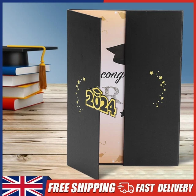Libro Degli Ospiti Per Laurea 2025 – Nero E Oro, Con Copertina Rigida E Busta, Per Auguri E Firma, Classe Del 2025