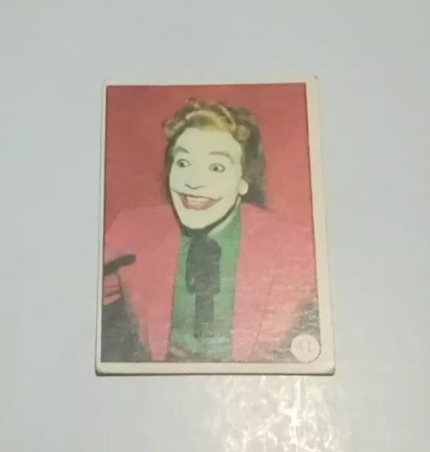 Original Series Batman 1966 Bat Laffs Trading Card #41 The Joker England 66 Vgc