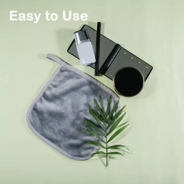 9pcs Reusable Pads Washable Towels 20x20cm Facial Cleansing Makeup Remover Cloth