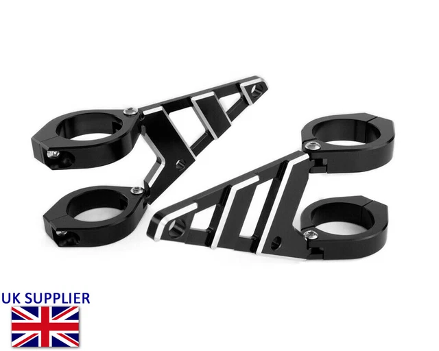COPPIA SUPPORTI IN Metallo Forcella Per Kawasaki Zzr 250 Fendinebbia O
