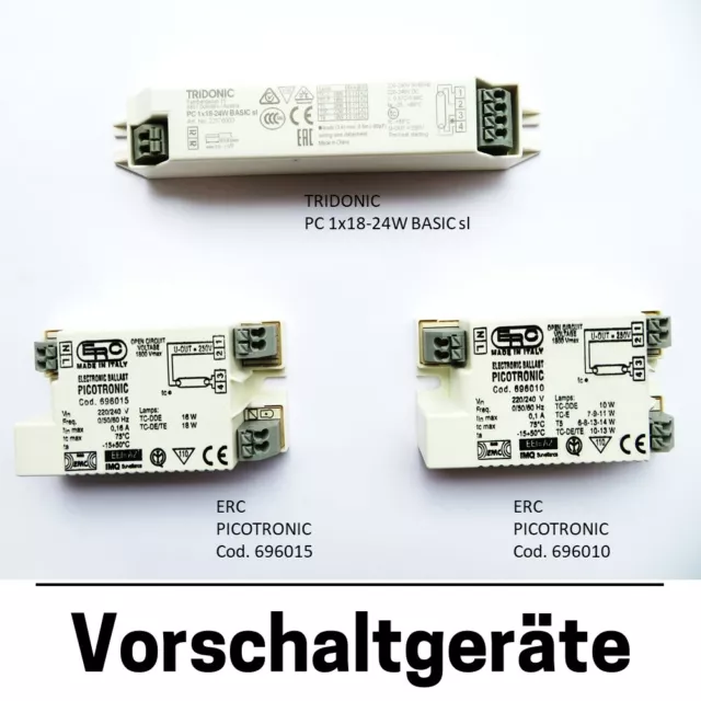 Vorschaltgerät Leuchtstofflampe 10W 16W 18W 22W 24W  EVG  T8 T5 TC-L TC-DD TC-E