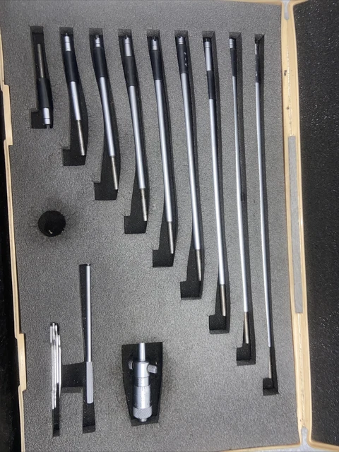 MITUTOYO Inside Micrometer Set 2-12”