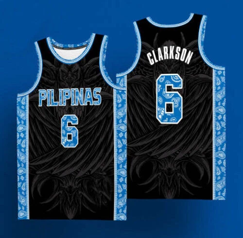 Rare Jordan Clarkson #6 Pilipinas Basketball Jersey Philippines Printed  Custom