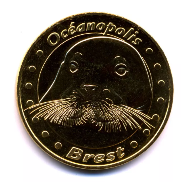 29 BREST Océanopolis, Phoque à moustaches, 2016, Monnaie de Paris