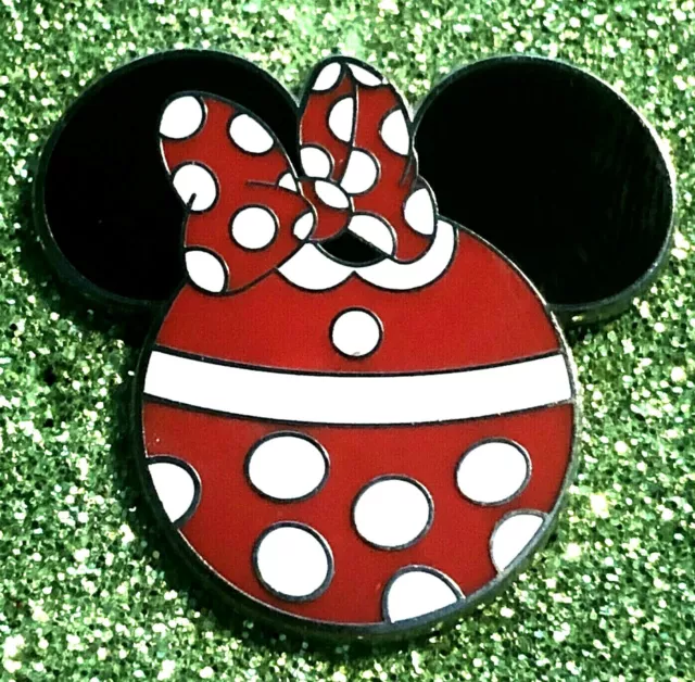 Disney Wdw 2011 Mickey Icon Mystery Collection Minnie Mouse Polka Dot Bow Pin