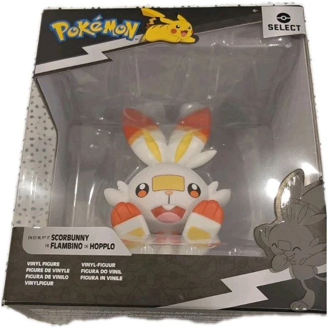 Pokèmon POKEMON PKW2520 Scorbunny Select FIGURE-4-Inch Figure Made of Vinyl, Multi