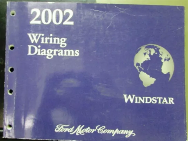 2002 Ford Dealer Electrical Wiring Diagram Service Manual Windstar Van