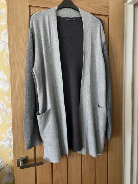 Marks And Spencer Long Line Cardigan Size 20 New