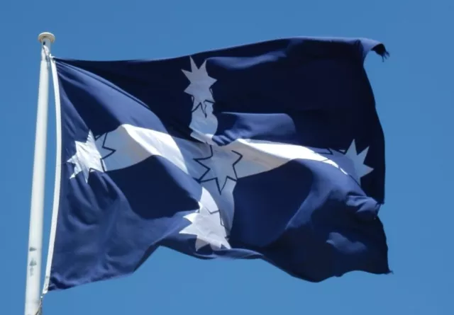 Large Eureka Stockade Flag Southern Cross Australian Aussie Oz Heavy Duty Outdoo 2