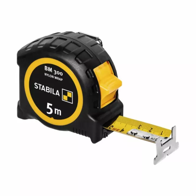 Stabila Cinta Métrica de Bolsillo Bm 300,5 M, Con Doble Cara Metrischer Skala