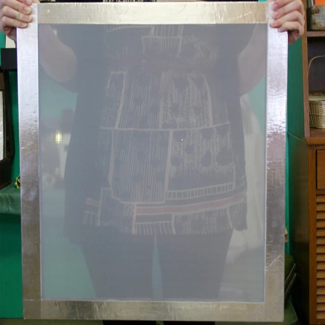 Marcos de serigrafía de aluminio de 20 x 24"" P 6 piezas con malla blanca 160 9