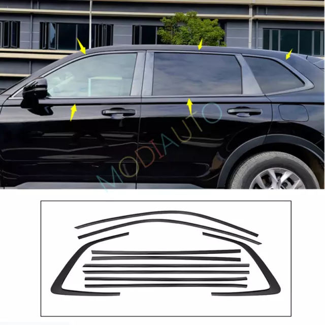 FOR HONDA CRV CRV 20232024 Windows Sill Molding Strip Trim Black