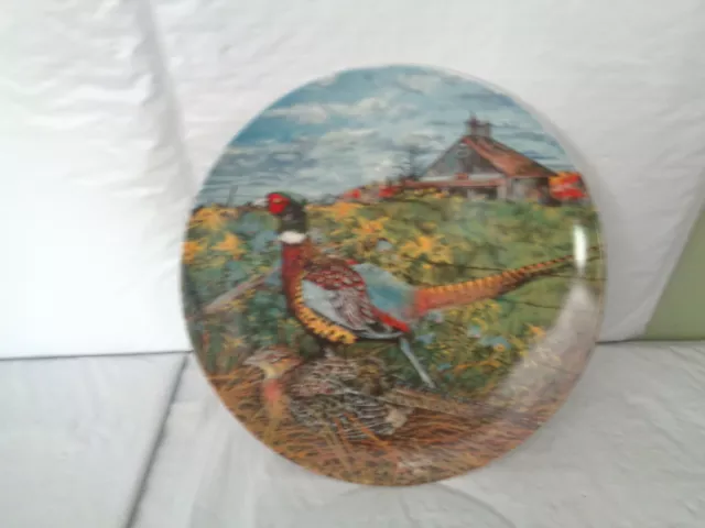 1986 Knowles - "The Pheasant"  Collectible Plate - Upland Birds Series