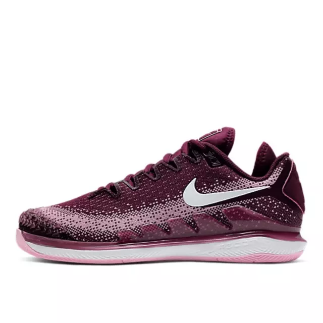 Nike Air Zoom Vapor X Knit Bordeaux Women's Size 8.5 Tennis court Shoes