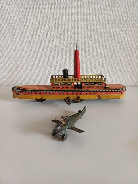 CHARIOT-ÉLÉVATEUR MÉCANIQUE EN tôle LA HOTTE ST-NICOLAS + boîte d'origine ( 1950) EUR 329,00 - FR