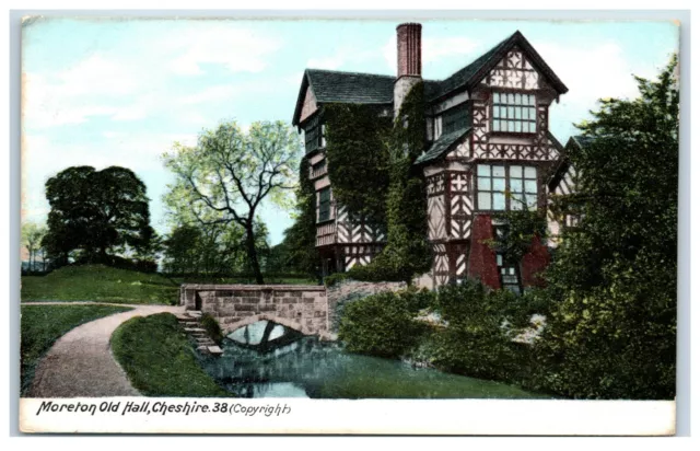 Postcard Moreton Old Hall Cheshire