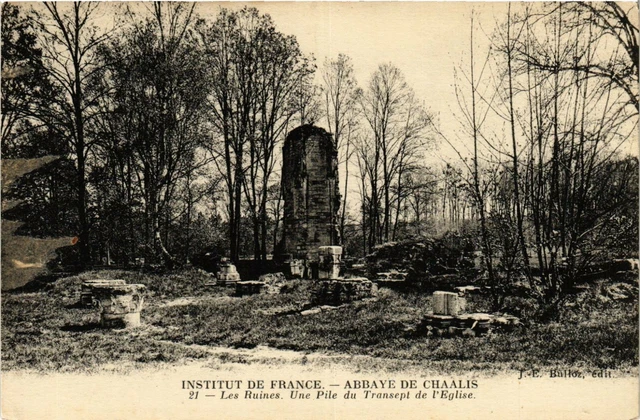 CPA Abbey of Chaalis Les Ruines FRANCE (1014608)