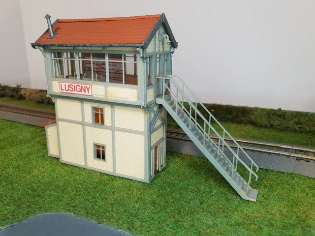 Maquette Poste D'aiguillages Jouef HO - Bâtiment Gare Occasion - Fabriqué En France