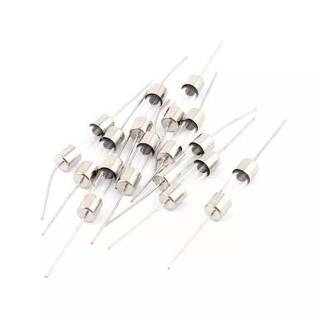 Fusion Rapide Électrique Tube Verre Au Fil Axial Fusibles 5 X 20mm 250V 1A 10Pcs