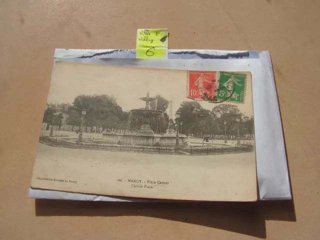 Postcard to The 1900 Nancy Place Carnot