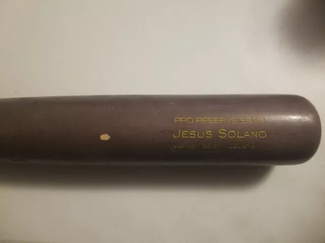 Jesus Solano Victus MLB Game used Bat LA Dodgers Gamer Jesus Solano Victus MLB Game used Bat LA Dodgers Gamer