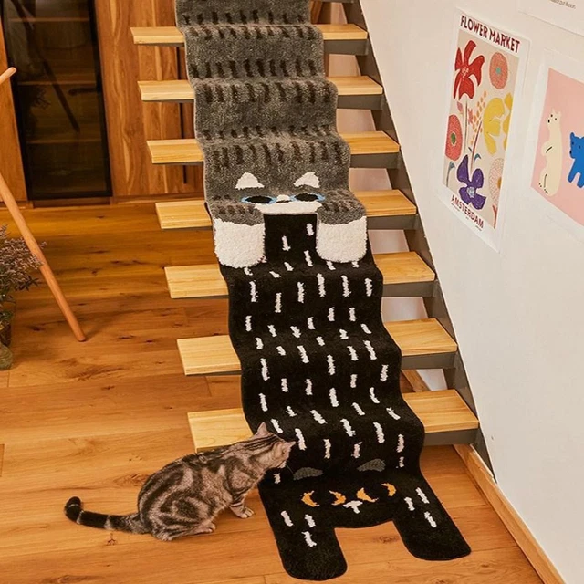 Soft Home Decoration Long Cat Rug Non Slip Hallway Mat Kitchen Floor Carpet
