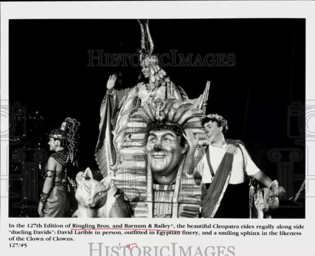 Press Photo Cleopatra in Ringling Bros, and Barnum & Bailey Circus - srp13884