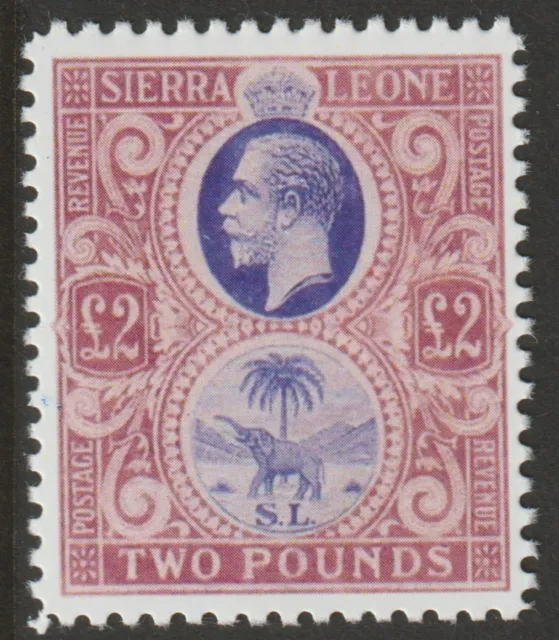 SIERRA LEONE  1912 KG5  £2  MARYLAND FORGERY unused
