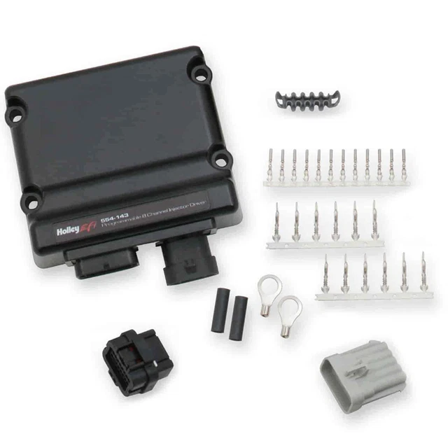 Holley 554-143 EFI Programmable 8 Channel Injector Driver Module without Wiring