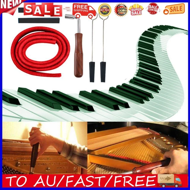 6pcs Professional Piano Tuning Tuner Lever Kit Tools Piano Mute Accessories