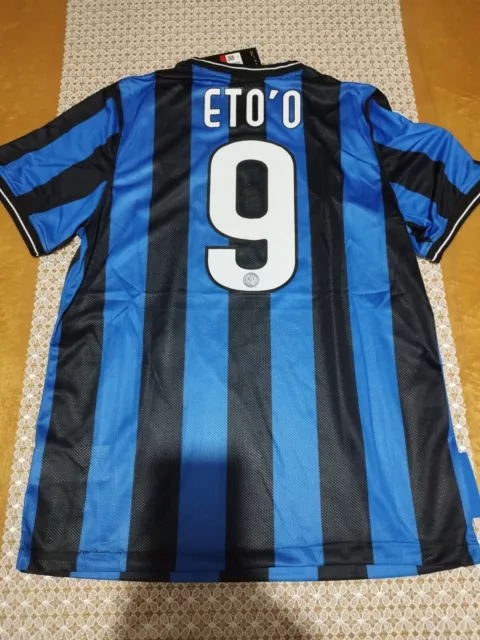 Maglia Calcio Vintage Inter Eto'o Triplete