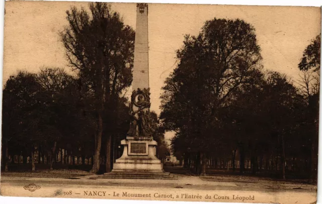 CPA Nancy-Le Monument Carnot at the Entrance of the Cours Leopold (188127)