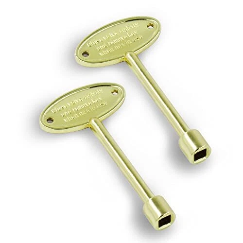Replacement Parts Gas Valve Key for Gas Fire Pits and Fireplaces, Polished