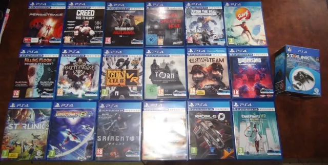 lot jeux PS4 PSVR