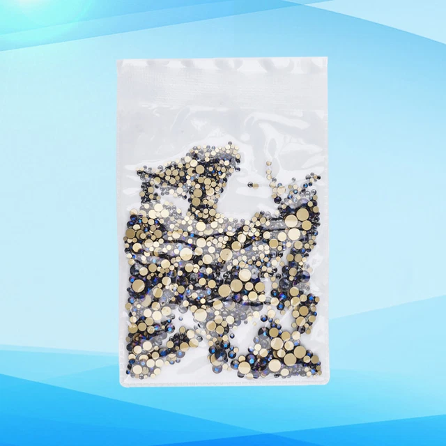 2x Nail art Bling Strass Flatback Glas Charme Diamanten für Nägel Diamant 4