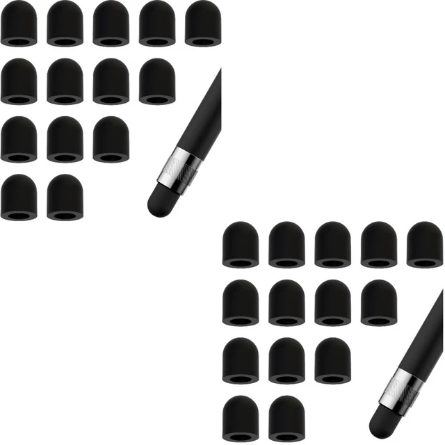 Cordino Penna Con Base Adesiva E Anello Silicone - 2 Pezzi, Per Penne Stilo E Normali, Anti-smarrimento Per Ufficio E Scuola