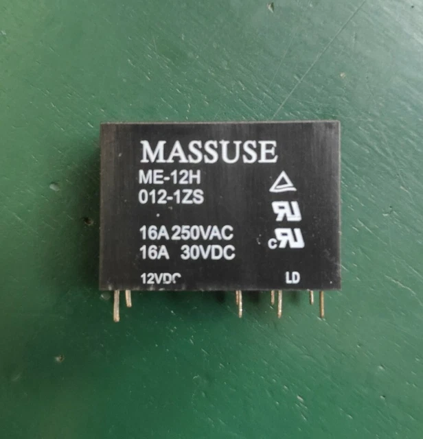 MASSUSE ME12H0121ZS 12VDC 8Pins Power Relay New EUR 5,00 PicClick DE