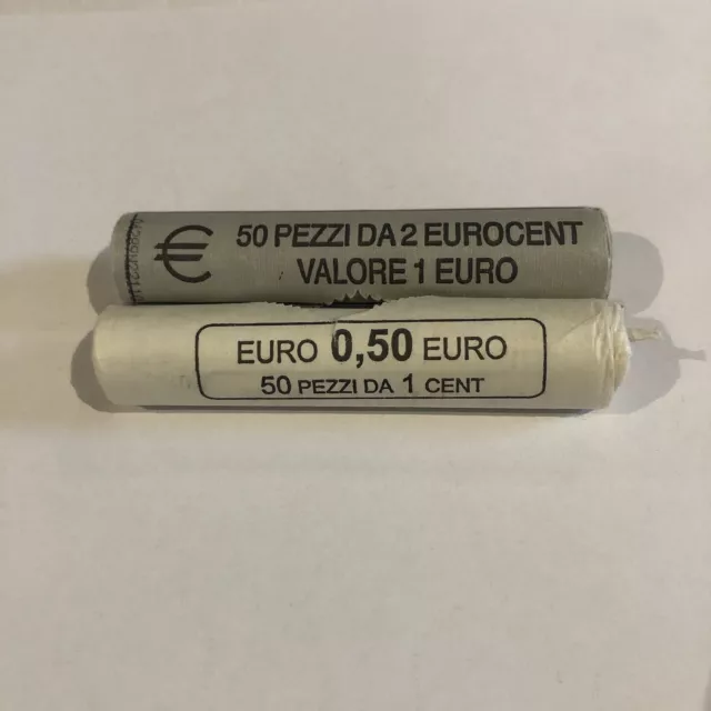 Münzen Italien Je 1 Rolle 1cent Und 2cent
