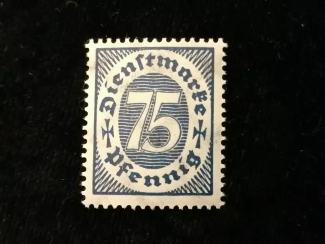 Reich allemand, timbres de service 1922 - Michel n° 69 + 70, chiffres de valeur, vérifiés BPP 2