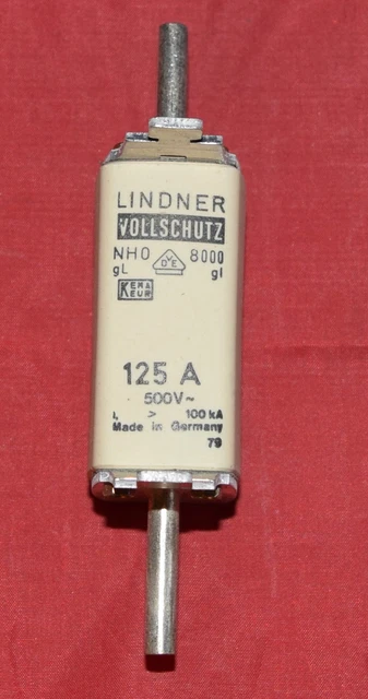 Lindner Vollschutz 125 A NH 0 500 V gL 8000.1257 (M8I)