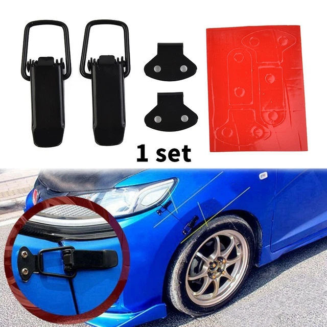 2x Car Bumper Trunk-Fender Hatch Lids Quick Release Fastener Clip Accessories