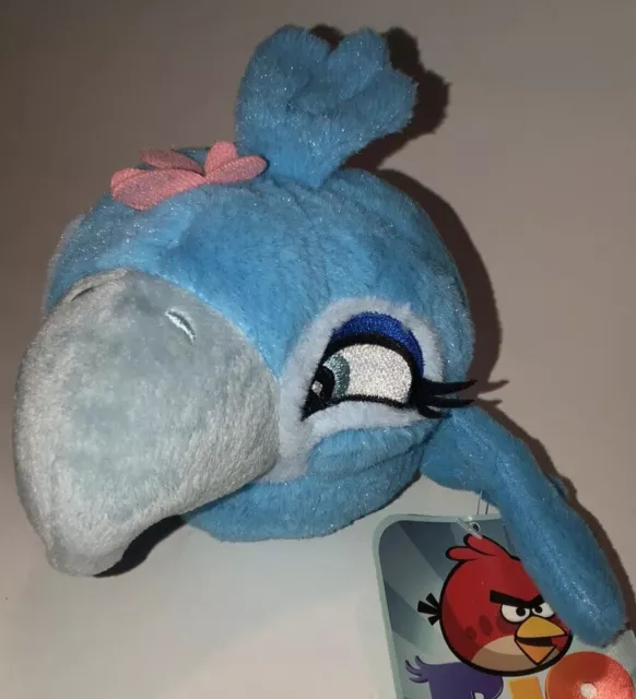 Angry Birds Rio Jewel Blue Plush Stuffed Animal Toy NEW Commonwealth Rare W/ Tag