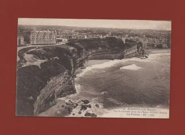 BIARRITZ - Vue d'ensemble prise du phare - L'hôtel Régina    ....    (L6081)